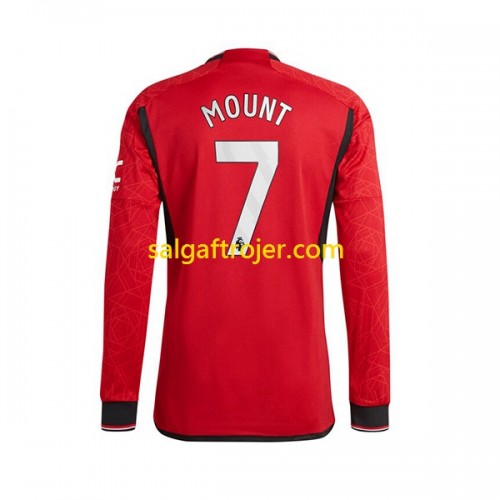 Manchester United Mount 7 Fodboldtrøjer Hjemmebanesæt 2023/24 Langærmet Manchester United Mount 7 Fodboldtrøjer Hjemmebanesæt 2023/24 Langærmet